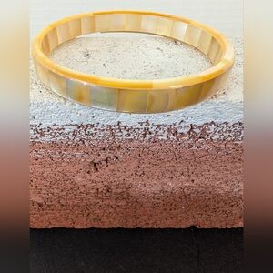 Mother Of Pearl Natural Bangle Bracelet